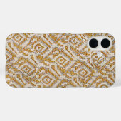 Imitats Woven Gold Metallic Gatsby Case-Mate iPhone Hülle (Rückseite (Horizontal))