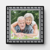 Imitats Zinnsilber-Jubiläumsfoto-Vorlage Fotoplatte (Vorderseite)