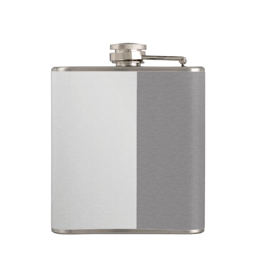 Imitatsilberverpackung mit Gewohnheit graviertem Flachmann (Rückseite)