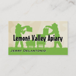 Imker am Arbeitsplatz Visitenkarte