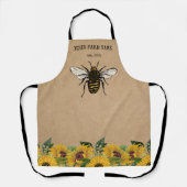 Imker Apiarist Beer Honigbienen Honeycomb T Schürze (Vorderseite)