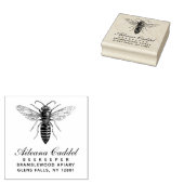 Imker Apiary 1800 Queen Bee Address Gummistempel (Stempel)