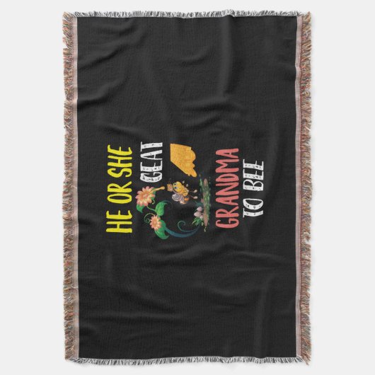 Imker Art Great Oma to Bee 2 Decke (Vorderseite Vertikal)