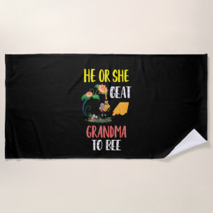 Imker Art Great Oma to Bee 2 Strandtuch