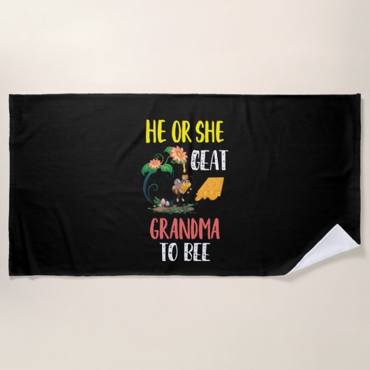 Imker Art Great Oma to Bee 2 Strandtuch (Vorderseite)