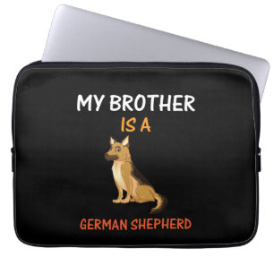 Imker Art Mein Bruder ist ein deutscher Hirte Laptopschutzhülle