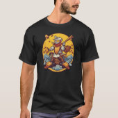Imker aus dem Mittelalter: Buzzing Bee Jousting T-Shirt (Vorderseite)