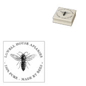 Imker Custom Apiaries Elegante Königliche Biene Br Gummistempel (Stempel)
