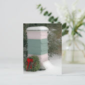 Imker Holiday Postkarte (Stehend Vorderseite)