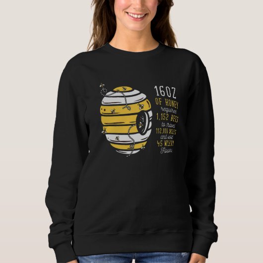 Imker Honig Pollen Imkerei Biene Sweatshirt (Vorderseite)