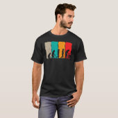 Imker Imker Retro Evolution T-Shirt (Vorne ganz)