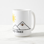 Imker Kaffee Tasse 15 oz. - Ich habe Bienen Behalt (VorderseiteRechts)