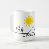 Imker Kaffee Tasse 15 oz. - Ich habe Bienen Behalt (Vorderseite Links)