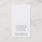 Imker-Linie Kunst-Biene Visitenkarte (Rückseite)