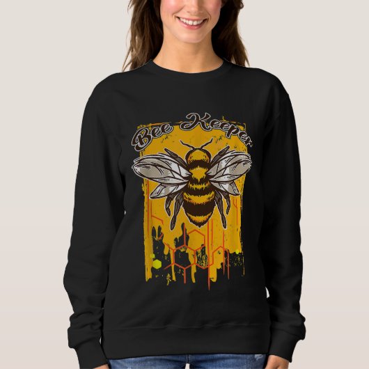 Imker mit ihren eigenen Bienen Sweatshirt (Vorderseite)