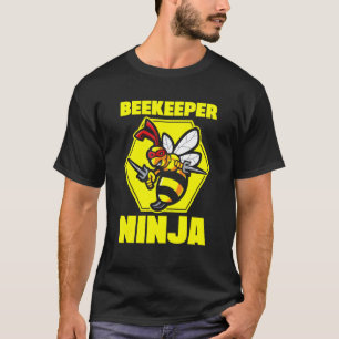 Imker Ninja Imkerei Honigbiene T-Shirt