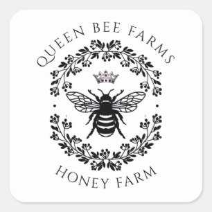 Imker Queen Bee Honey Farm Apiary Sticker