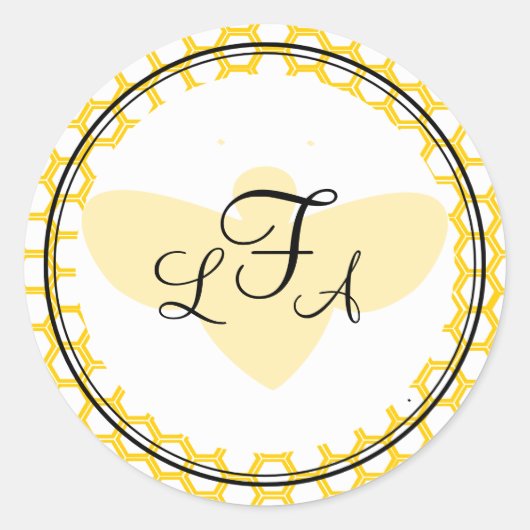 Imker Runder Aufkleber (Vorderseite)