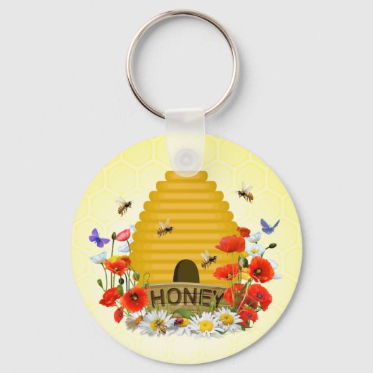 Imker Schlüsselring Schlüsselanhänger (Vorderseite)