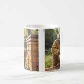 Imker und Bienenstock Kaffeetasse (Mittel)