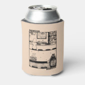 Imker und Imker Dosenkühler (Kanne Rückseite)