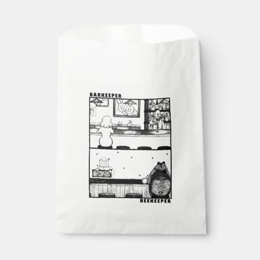 Imker und Imker Geschenktütchen (Vorderseite)