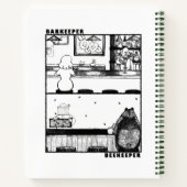 Imker und Imker Notizblock (Rückseite)