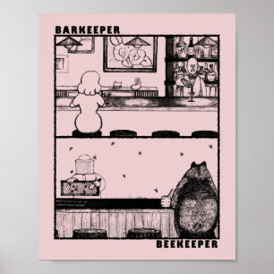Imker und Imker Poster