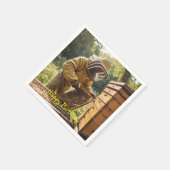 Imker und Verhalten Serviette (Ecke)