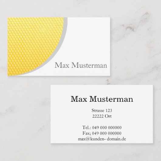 Imker Visitenkarten Visitenkarte (Vorne/Hinten)