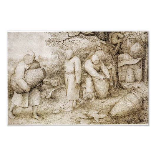 Imker von Pieter Bruegel, dem Älteren Fotodruck (Vorne)