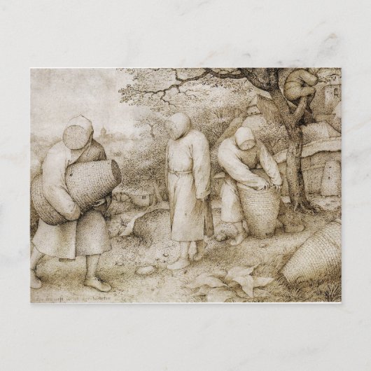 Imker von Pieter Bruegel, dem Älteren Postkarte (Vorderseite)