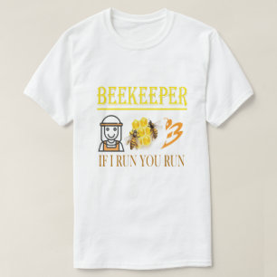 Imker – Wenn ich renne, rennst du – Biene – Imkere T-Shirt