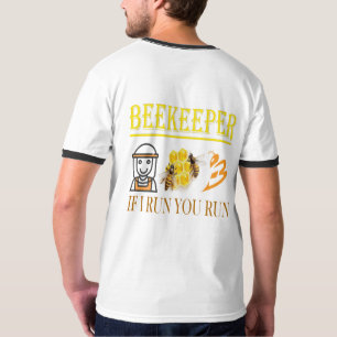 Imker – Wenn ich renne, rennst du – Biene – Imkere T-Shirt
