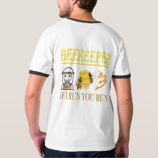 Imker – Wenn ich renne, rennst du – Biene – Imkere T-Shirt