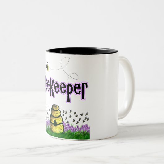 Imker Zweifarbige Tasse (VorderseiteRechts)