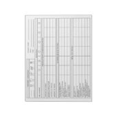 Imkerei - Honigbienenzuchttracker Notizblock (Rotiert)