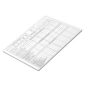 Imkerei - Honigbienenzuchttracker Notizblock (angewinkelt)