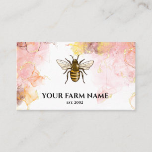 Imkerei Imker Apiarian Honigbienen Honigwabe Bu Visitenkarte