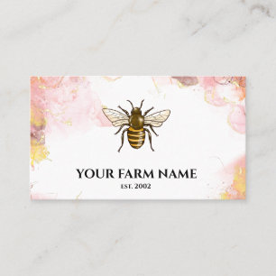 Imkerei Imker Apiarian Honigbienen Honigwabe Bu Visitenkarte