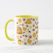 Imkerei-Muster Tasse (Links)