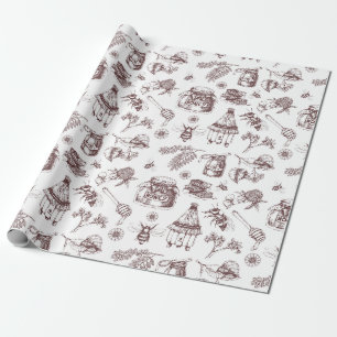Imkereimuster Geschenkpapier