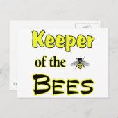 Imkerin Postkarte (Vorne/Hinten)