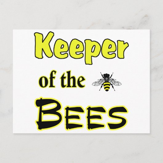 Imkerin Postkarte (Vorderseite)