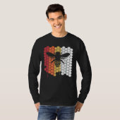 Imkerin Retrostil T-Shirt (Vorne ganz)