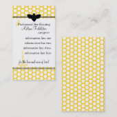 Imkerkarte Visitenkarte (Vorne/Hinten)