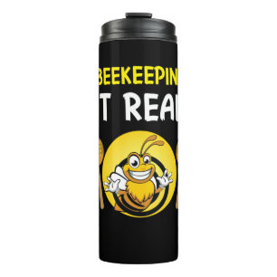 Imkerkunst Bienenzucht ist real Thermosbecher