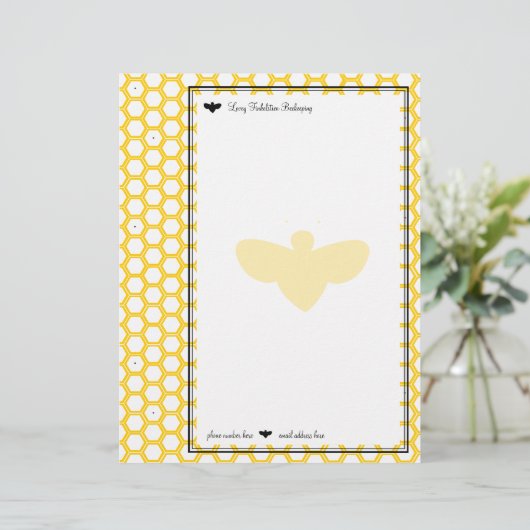 Imkerpapier Briefbogen (Stehend Vorderseite)