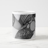 IMLA 007 Schwarz-Weiß-Tasse Jumbo-Tasse (Vorderseite)