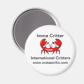 Imma Critter Magnet (Vorderseite/Rückseite)